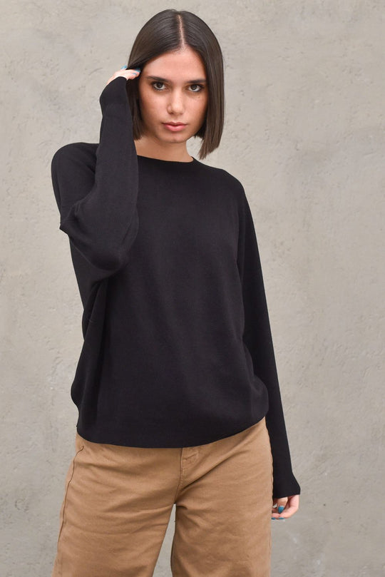 Girocollo Over - Black