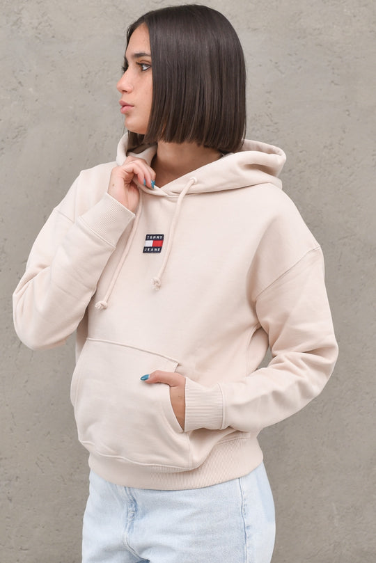 Tjw Tommy Badge Hoodie - Smooth Stone