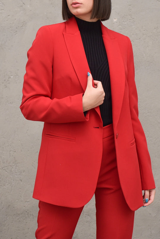 Giacca 1 Bottone - Rosso