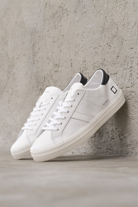 Hill Low Vintage Calf White - Black