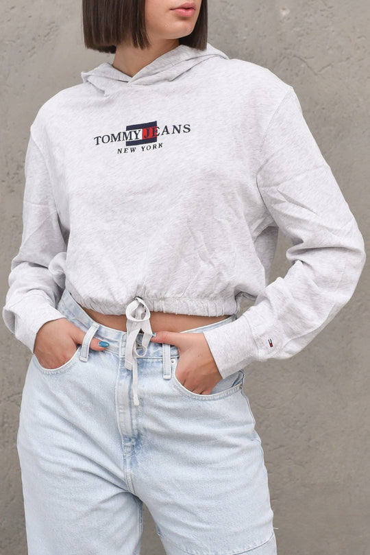 Tjw Crop T-Hood - Grey