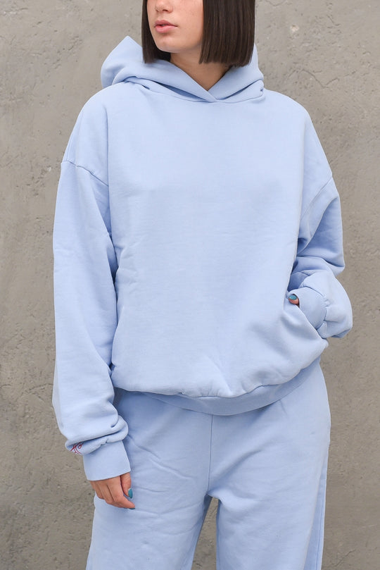 Felpa Cappuccio Tasche Donna - Lavanda