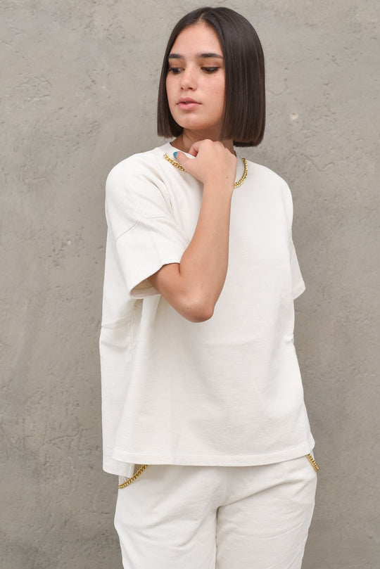 Felpa Catena Donna - Burro