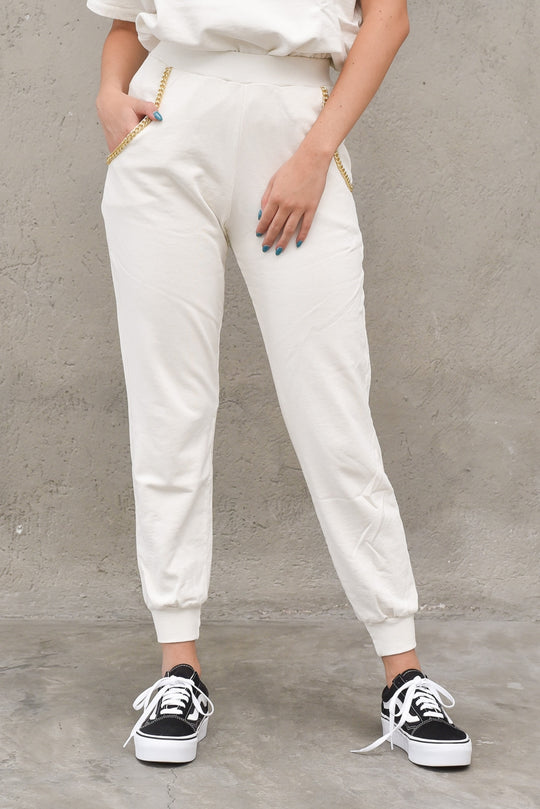 Pantalone Catena Donna - Burro