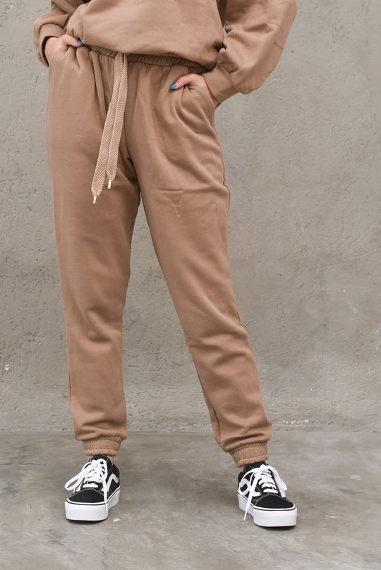 Jogger Felpa - Cammello