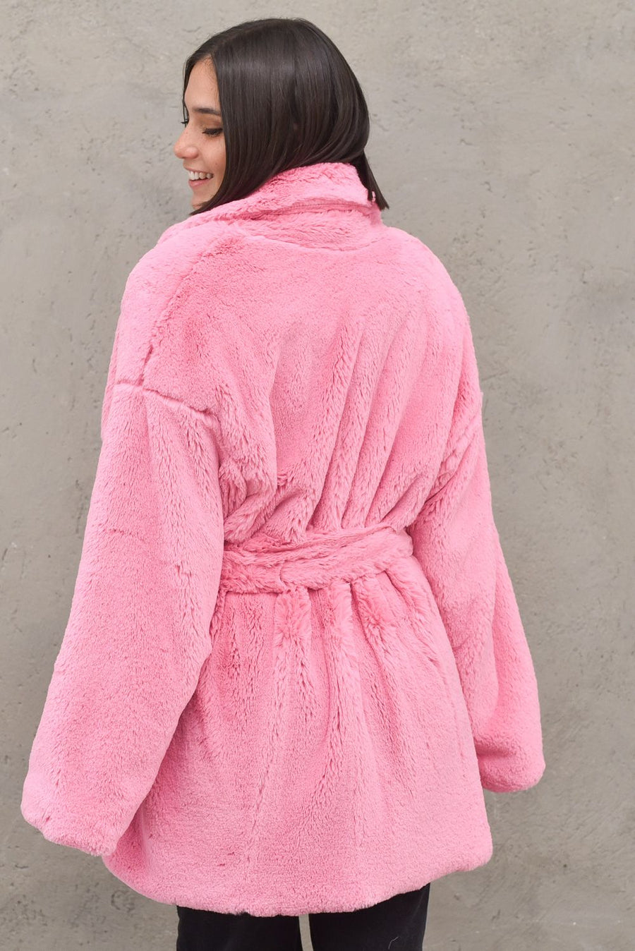 Giaccone Pelliccia - Rosa — 2