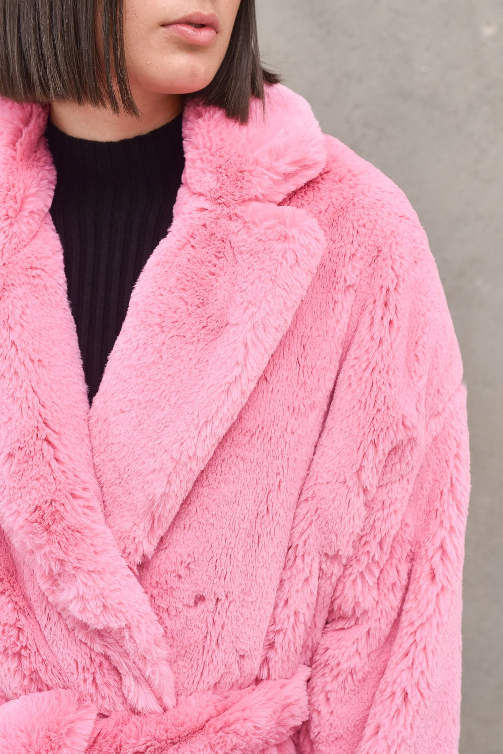 Giaccone Pelliccia - Rosa — 3