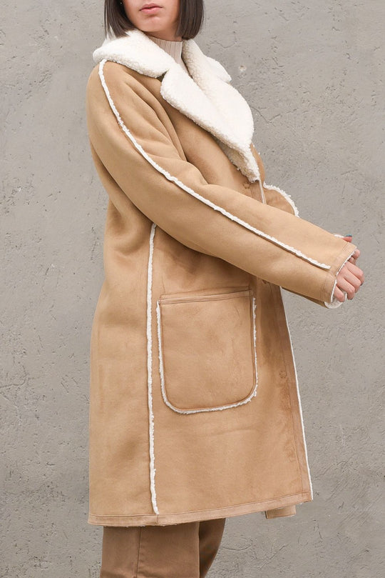 Montone Double Face Donna - Double/Orzo