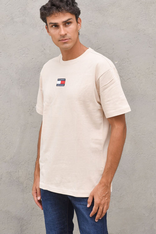 Tjm Tommy Badge Tee - Abi Smooth Stone