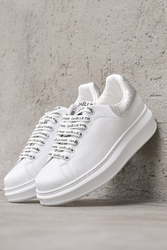 Sneakers Tallone Stampa - Silver