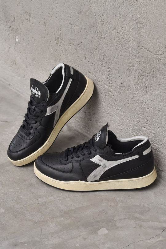 Mi Basket Row Cut New Moon - Black