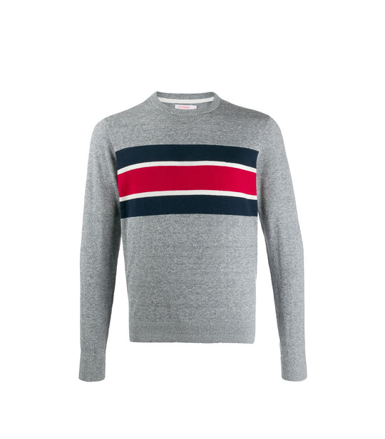 Round Stripes On Chest - Grigio Chiaro
