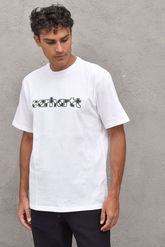 S/S Range Script T-shirt - White