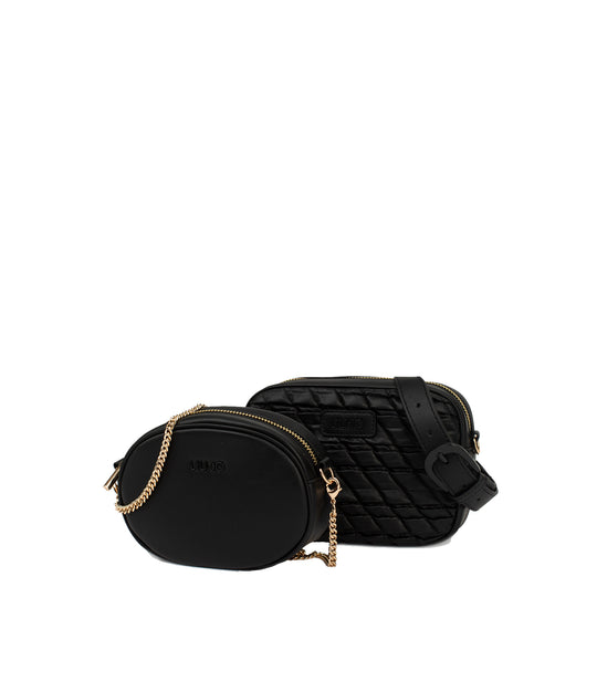 Double Belt Bag Liu Jo Wave - Nero