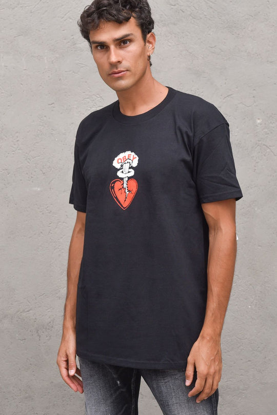 T-shirt Broken Heart - Black