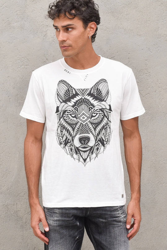 T-shirt Lupo - Latte