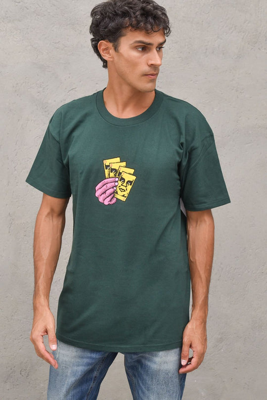 T-shirt All In Classic Tee-Forest Green
