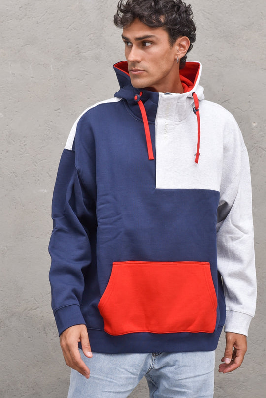 Tjm Colorblock Hoodie - Twilight Nevy Multi