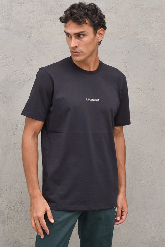 T-shirt Short Sleeve Compact Logo-Black