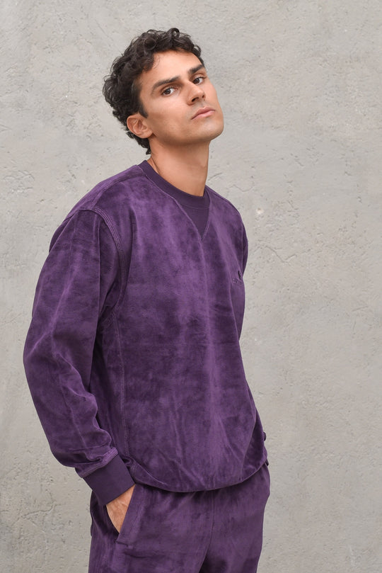 United Script Sweatshirt - Dark Iris