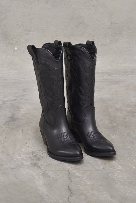 Stivale Vitello - Nero