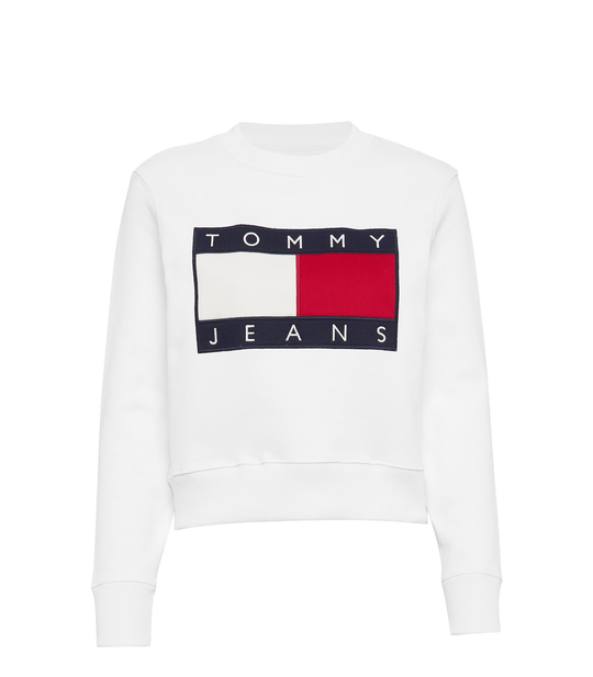 Tjw Tommy Flag Crew - Classic White