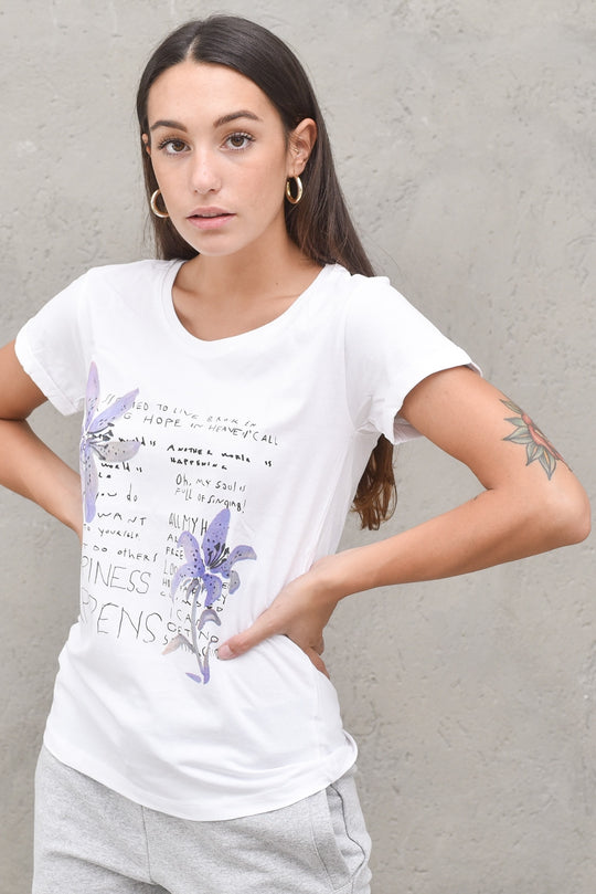 T-shirt Splendida Tee-White