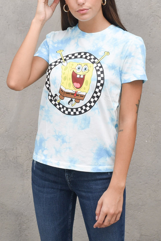 Wm Vans X Spongebob Jump Out Crew Tee