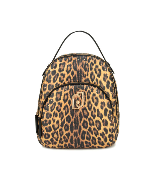 M Backpack - Leopardo Marrone