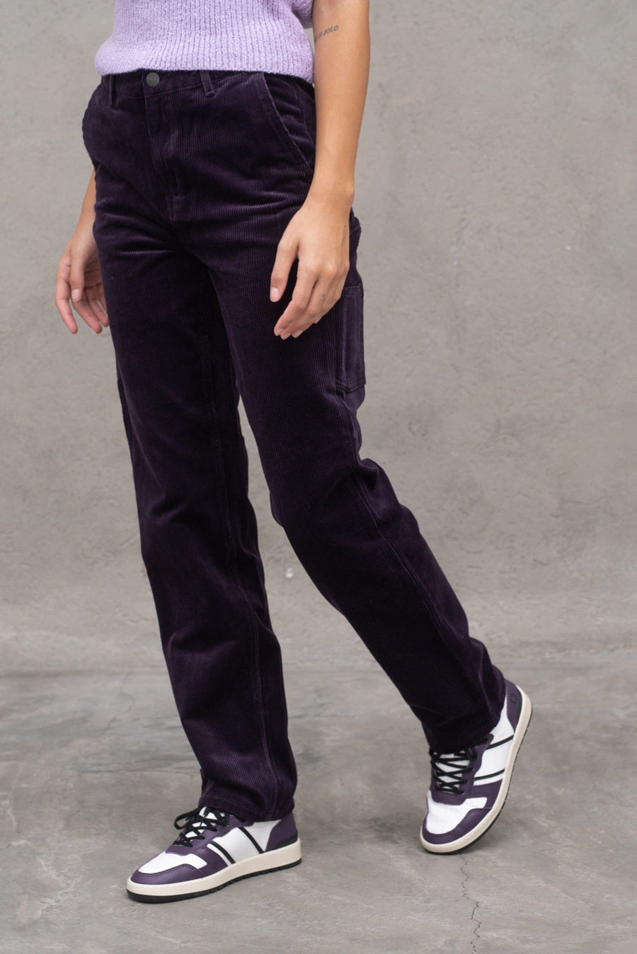 W' Pierce Pant Straight-Dark Iris