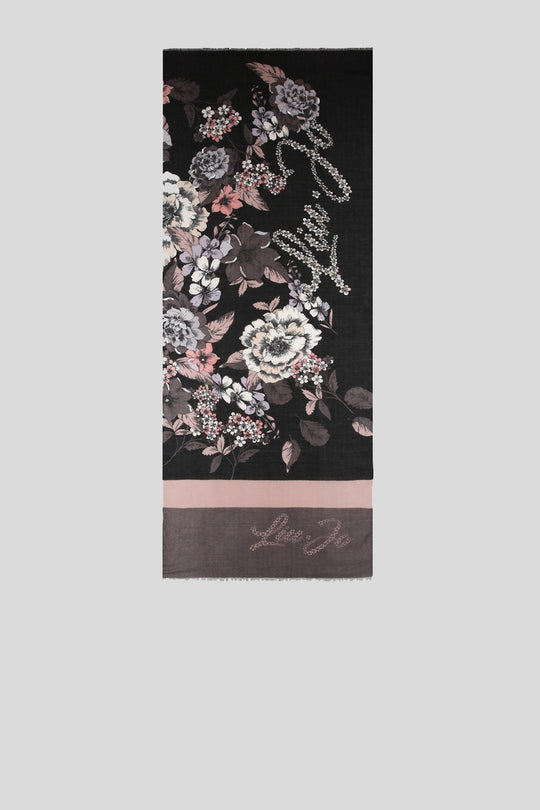 ECS Stola Flower - Nero