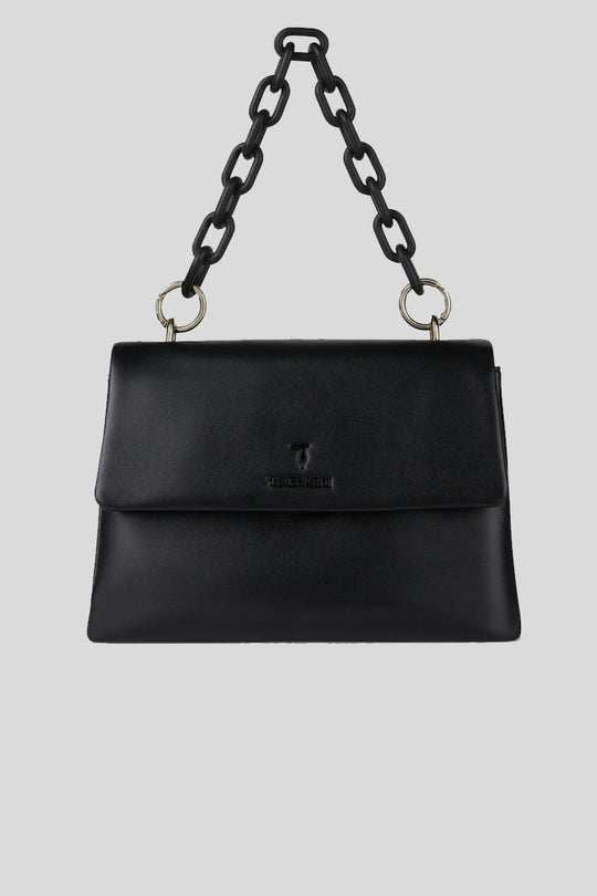 Claire Shoulder MD Smooth Ecoleather - Black