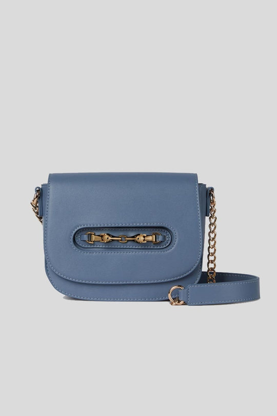 Eden Shoulder SM Palmellato Ecoleather - Steel Blue