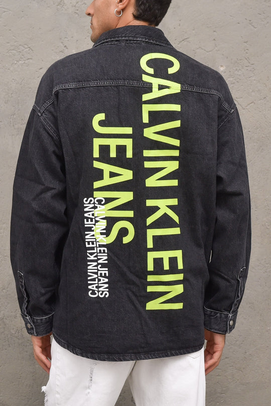 Giacca Oversized Modern Denim - Black