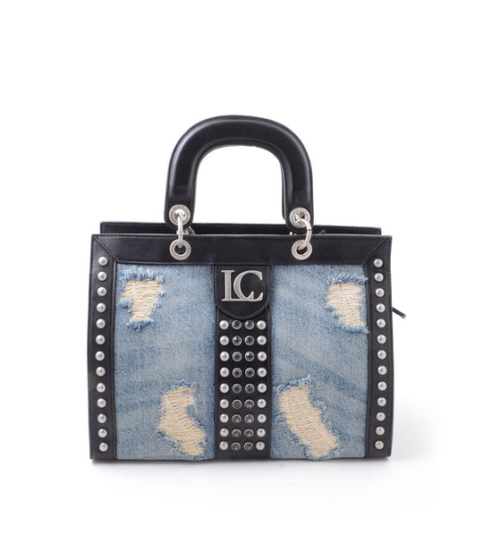 Cara Doctor Bag J. Cloth + Leather - Jeans Black