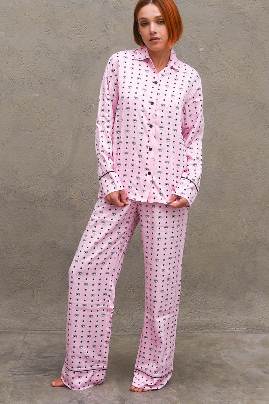 Chiara Ferragni Collection Long Pajamas - Pink