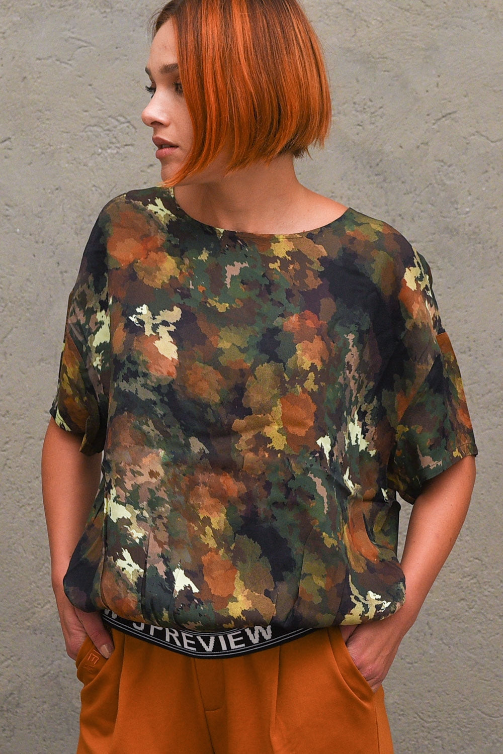 Ginnifer Top - Army — 1