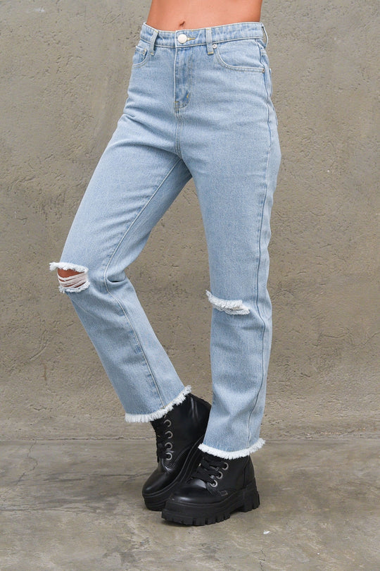 Ladies Jeans - Light Stonewash
