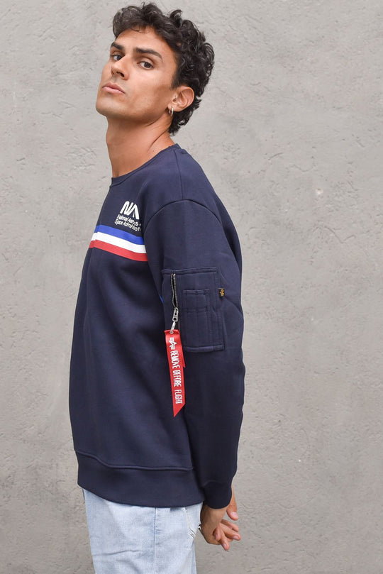 Felpa Nasa iSS Sweater - Rep Blue