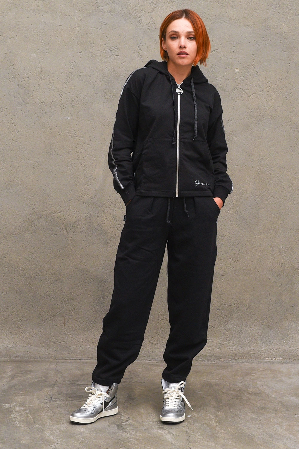 Shoeshine Pantalone Felpa Shoeshine Donna Felpa Zana SHOESHINE