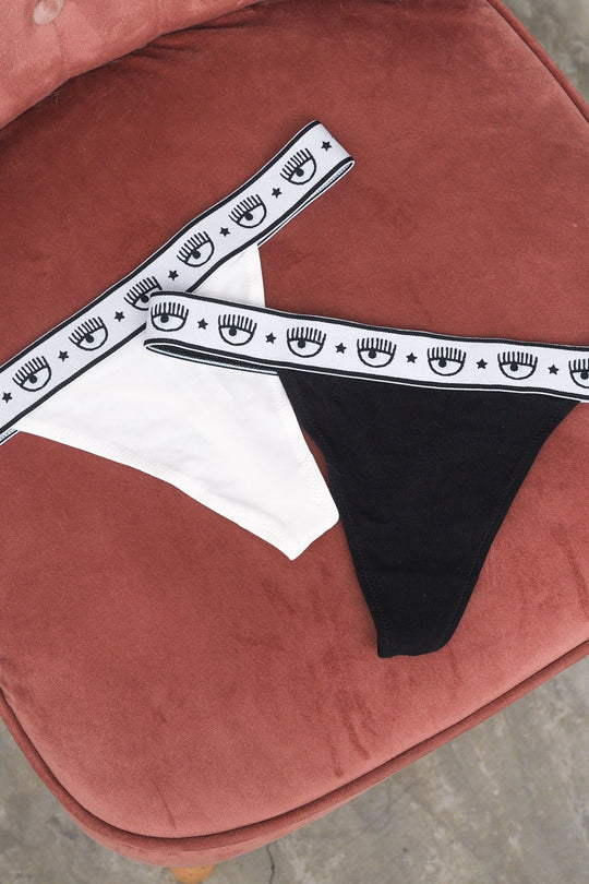 Bi-pack Thong - Black & White