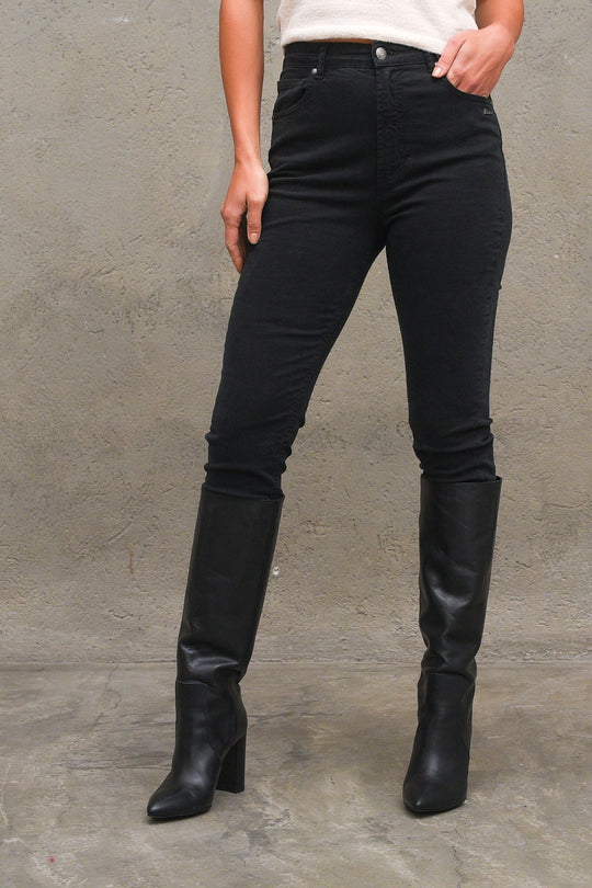 Pantalone Mom Fit - Nero