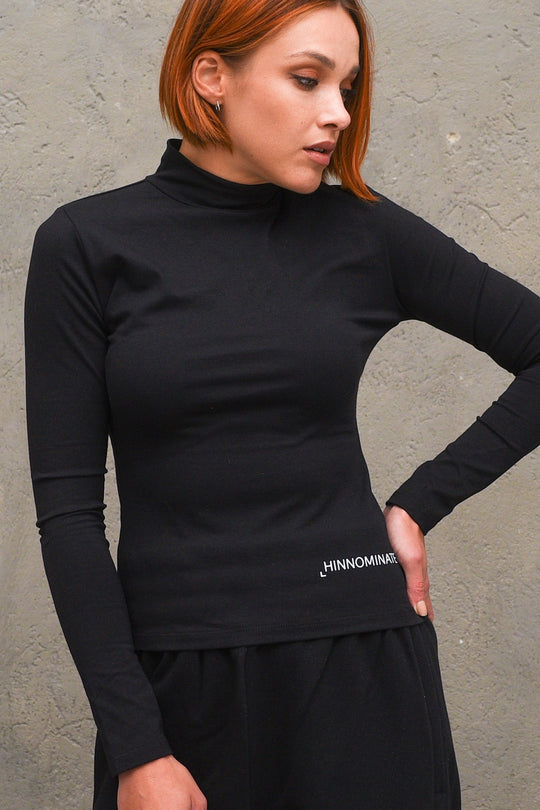 T-shirt Lupetto Bielastico - Nero