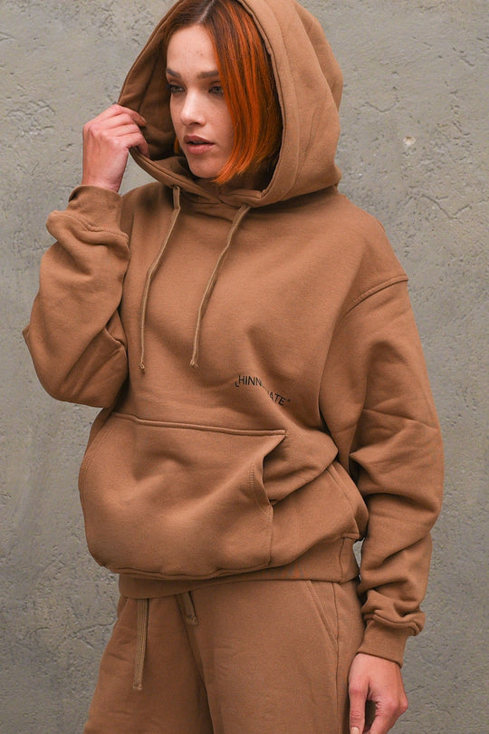 Felpa Cappuccio con Stampa - Caffè