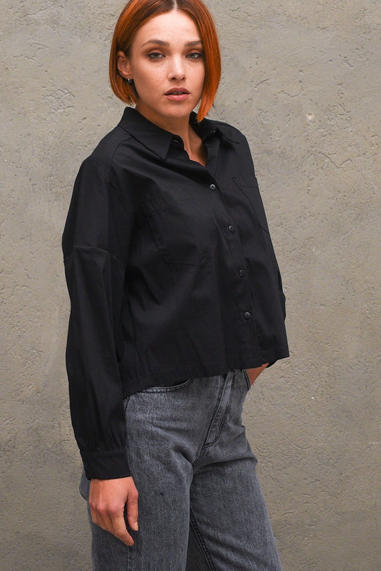 Camicia Corta - Nero