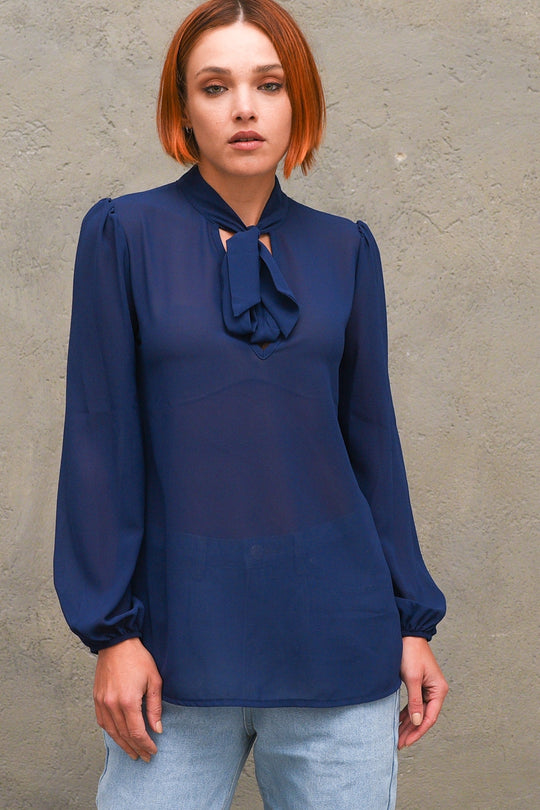 Camicia Fiocco - Blu