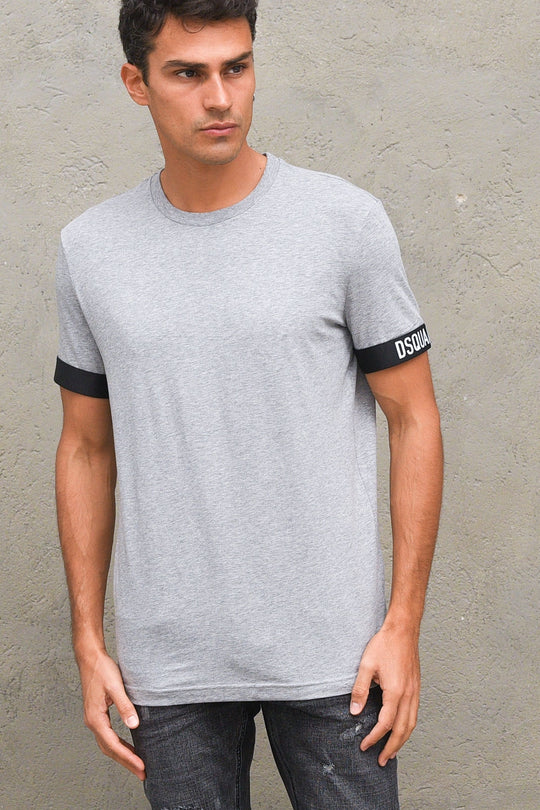 Round Neck T-shirt - Grey
