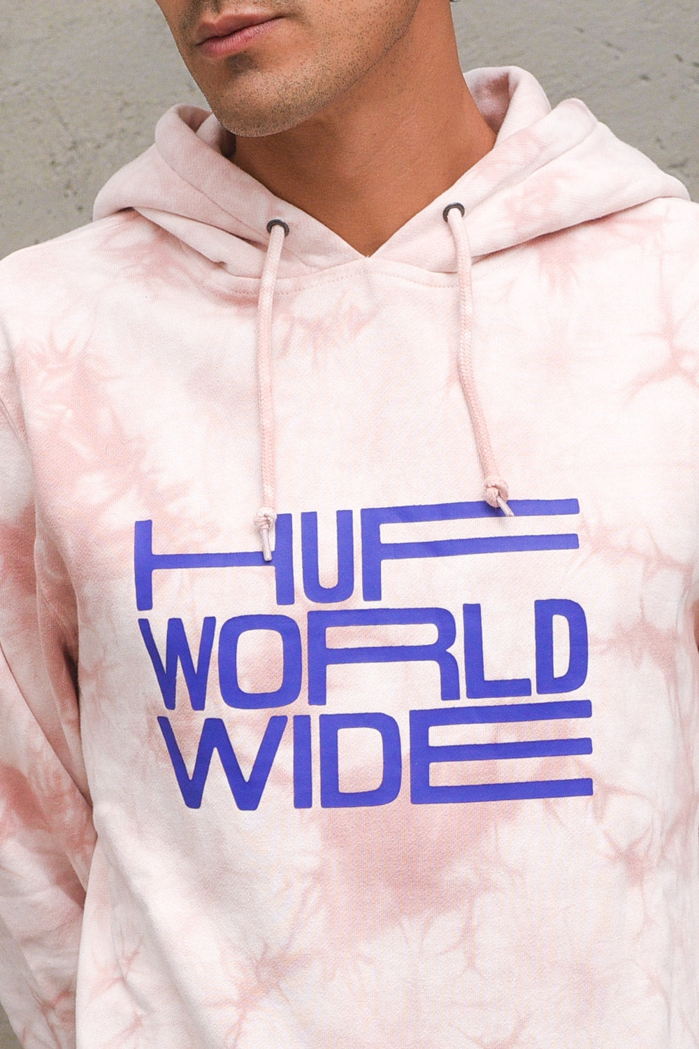 Broadcast Tie-Dye Pullover Hoodie - Coral — 2