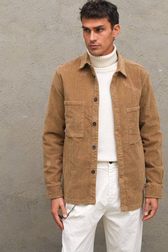 Giubbino Velluto - Cammello