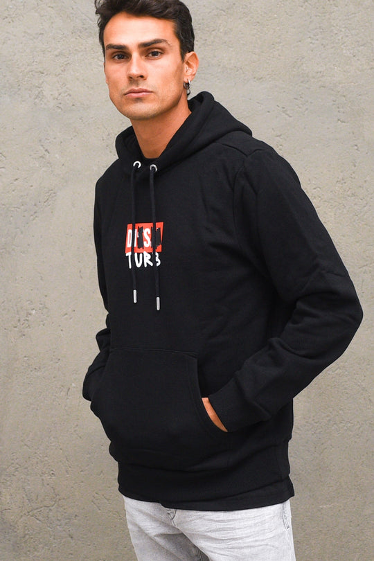 Felpa S-Girk-Hood-B8-Black